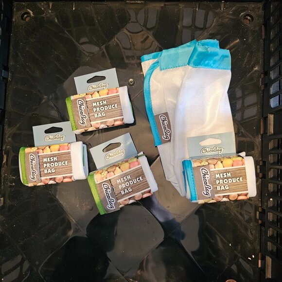 ChicoBag Reusable Produce Bag w/Drawstring Closure & Breathable Mesh - Set of 5 - Picture 5 of 5